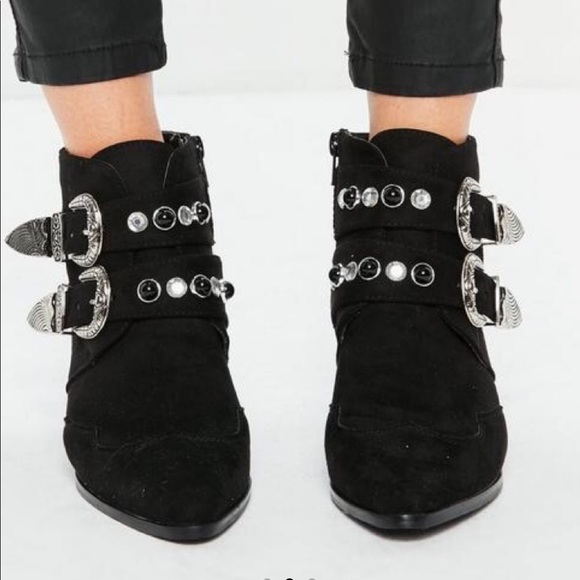 Misguided Black western boot - Picture 1 of 4